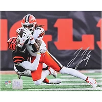Jerry Jeudy Cleveland Browns Autographed 8" x 10" Diving Catch Photograph