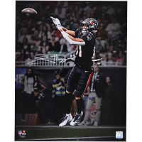 Jayden Higgins Houston Texans Autographed 16" x 20" Touchdown Catch Spotlight Photograph