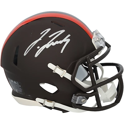 Jerry Jeudy Cleveland Browns Autographed Riddell 2025 Alternate Speed Mini Helmet