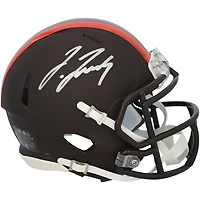 Jerry Jeudy Cleveland Browns Autographed Riddell 2025 Alternate Speed Mini Helmet