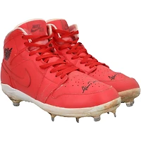 Jarren Duran Boston Red Sox Autographed Game-Used Red Jordan Brand Cleats vs. Pittsburgh Pirates on August 31, 2025
