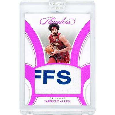 Jarrett Allen Cleveland Cavaliers 2024-25 Panini Flawless Jumbo Patch Dual-Color Game-Used Relic #P-JAL #4/5 Card