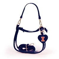 Illinois Fighting Illini Clara Purse with Heart Charm