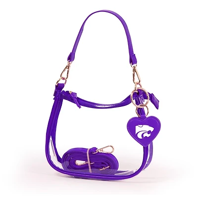 Kansas State Wildcats Clara Purse with Heart Charm
