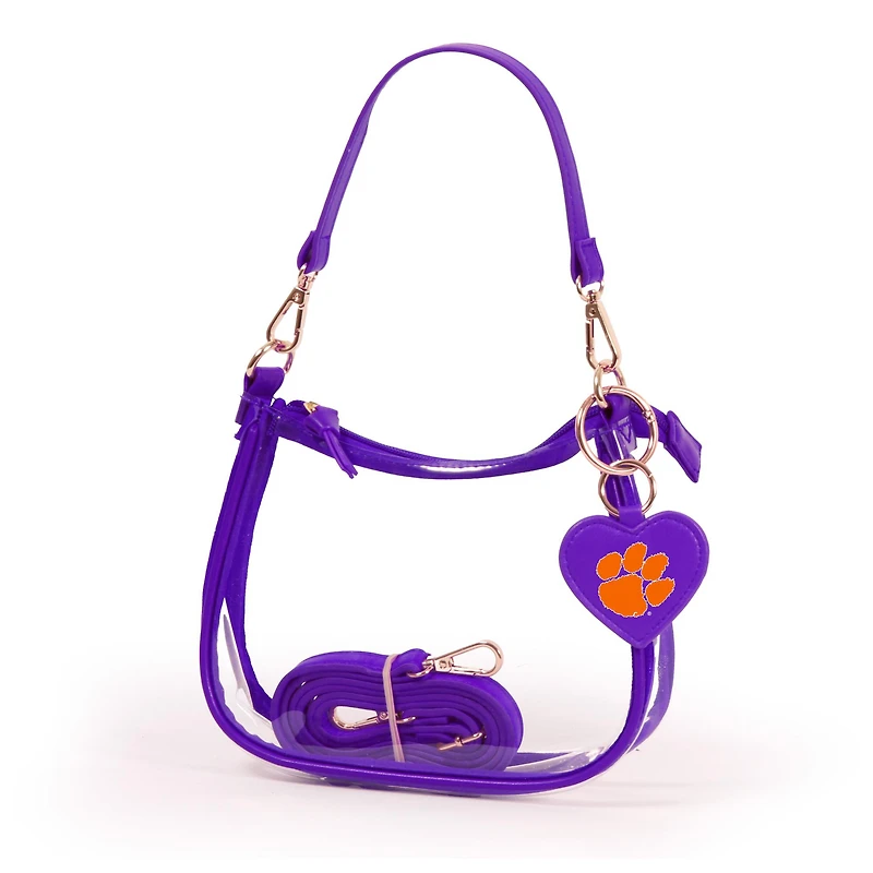 Clemson Tigers Clara Purse with Heart Charm