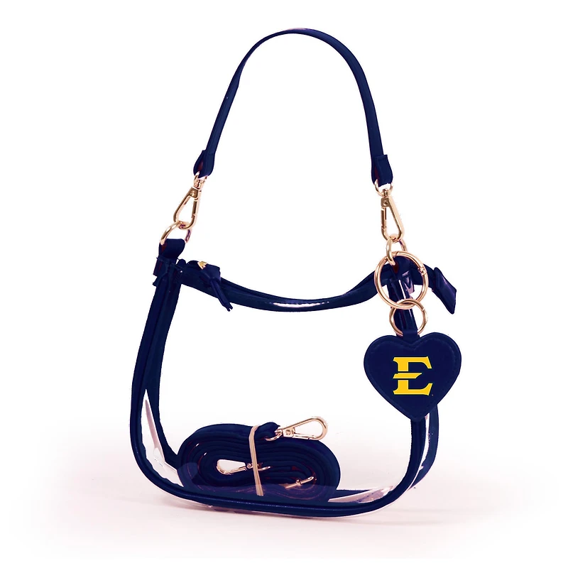 ETSU Buccaneers Clara Purse with Heart Charm