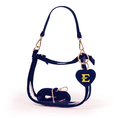 ETSU Buccaneers Clara Purse with Heart Charm