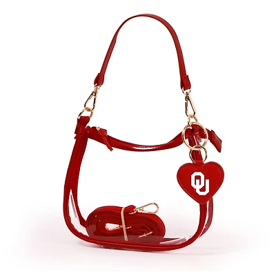 Oklahoma Sooners Clara Purse with Heart Charm