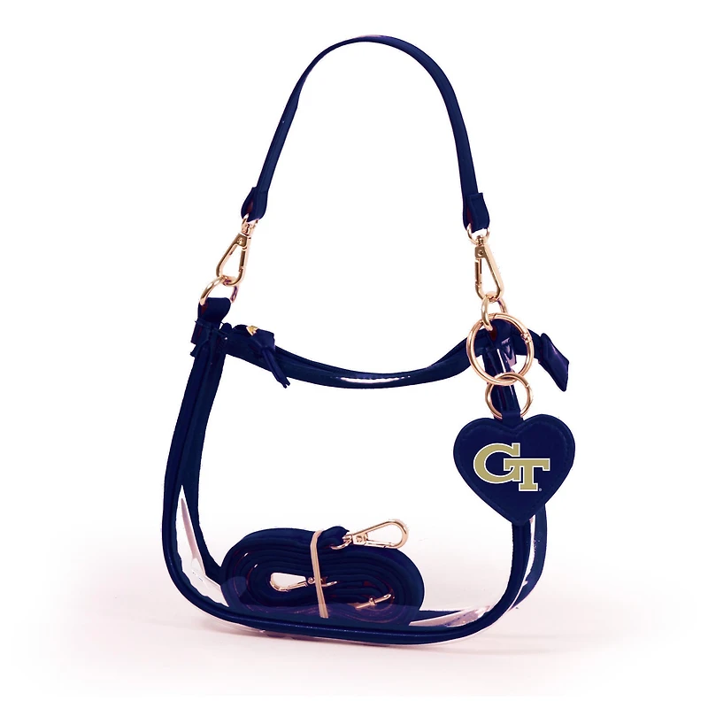 Georgia Tech Yellow Jackets Clara Purse with Heart Charm
