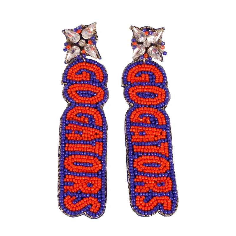 Florida Gators Beaded Earrings
