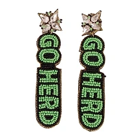 Marshall Thundering Herd Beaded Earrings