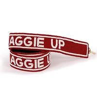 New Mexico State Aggies Beaded Purse Strap