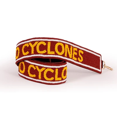 Iowa State Cyclones Beaded Purse Strap