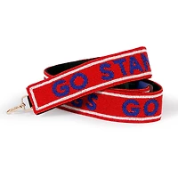 SMU Mustangs Beaded Purse Strap