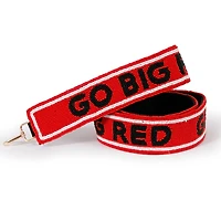 Nebraska Huskers Beaded Purse Strap