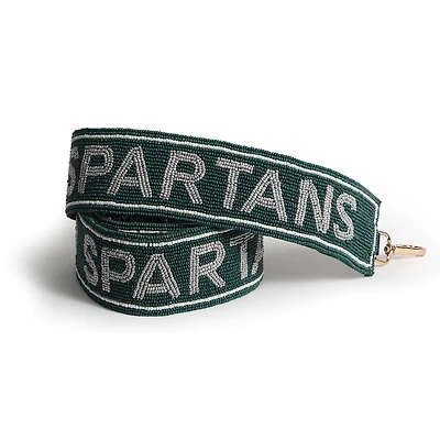 Michigan State Spartans Beaded Purse Strap