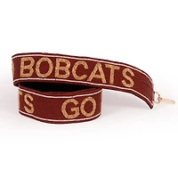 Texas State Bobcats Beaded Purse Strap
