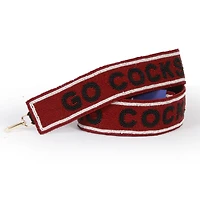 South Carolina Gamecocks Beaded Purse Strap