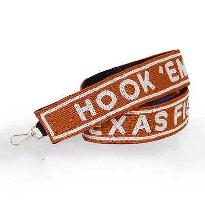 Texas Longhorns Beaded Purse Strap