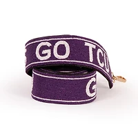 TCU Horned Frogs Beaded Purse Strap
