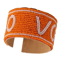 Tennessee Volunteers Beaded Cuff Wristlet