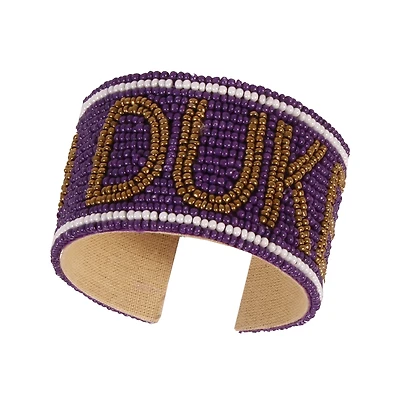 James Madison Dukes Beaded Cuff Wristlet