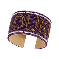 James Madison Dukes Beaded Cuff Wristlet