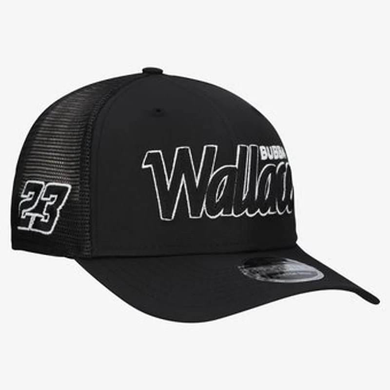 Men's New Era Black Bubba Wallace 9SEVENTY Chain Glow Stretch-Snap Hat