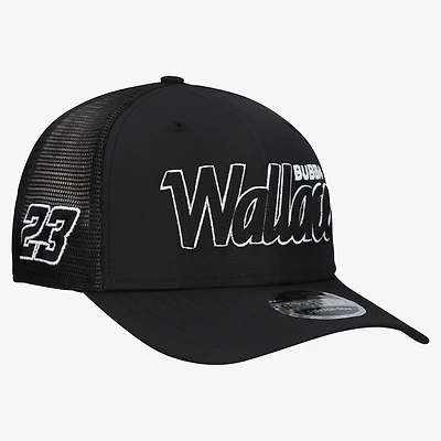 Men's New Era Black Bubba Wallace 9SEVENTY Chain Glow Stretch-Snap Hat