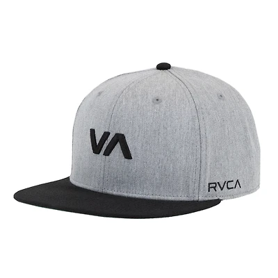 Men's RVCA  Heather Gray Infield Snapback Hat