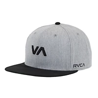 Men's RVCA  Heather Gray Infield Snapback Hat