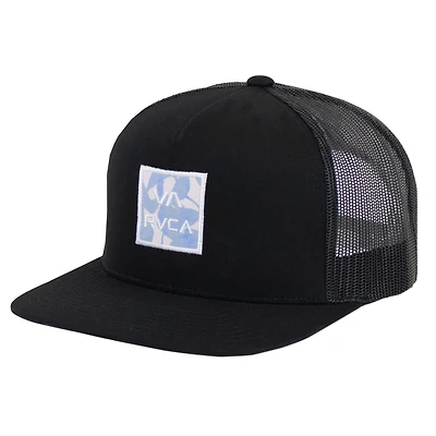 Men's RVCA Black All The Way Trucker Adjustable Hat