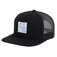 Men's RVCA Black All The Way Trucker Adjustable Hat