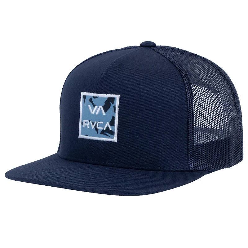 Men's RVCA Navy All The Way Trucker Adjustable Hat