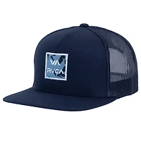 Men's RVCA Navy All The Way Trucker Adjustable Hat