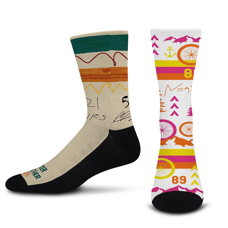 Unisex For Bare Feet Frederick Gaudreau & Michael Carcone NHL Down Syndrome Awareness Crew Socks