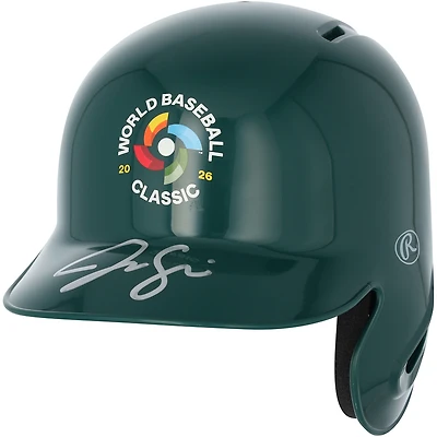 Jac Caglianone Italy Baseball Autographed 2026 World Baseball Classic Logo Mini Batting Helmet