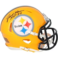 Jack Ham Pittsburgh Steelers Autographed Gold Riddell Throwback Speed Mini Helmet with "HOF 88" Inscription