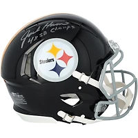 Jack Ham Pittsburgh Steelers Autographed Riddell 1963-1976 Throwback Speed Authentic Helmet with "4X SB Champs" Inscription