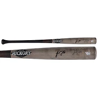 J.T. Realmuto Philadelphia Phillies Autographed Game-Used Gray/Black Old Hickory Broken Bat from the MLB Season