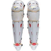 J.T. Realmuto Philadelphia Phillies Autographed Game-Used Gray Nike Shin Guards from the 2025 MLB Season - NF70450487-88