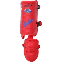 Alec Bohm Philadelphia Phillies Autographed Game-Used 44 Leg Guard from the 2025 MLB Season
