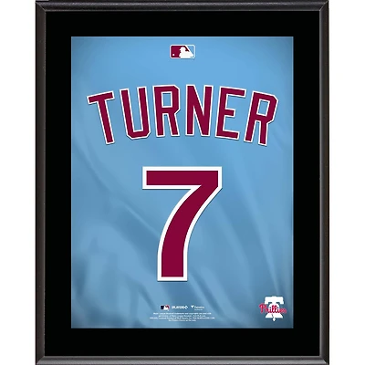 Trea Turner Philadelphia Phillies 10.5" x 13" Jersey Number Sublimated Player Plaque