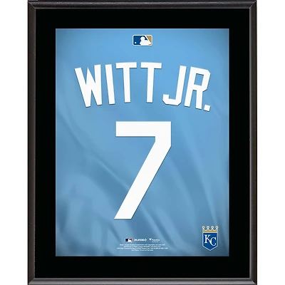 Bobby Witt Jr. Kansas City Royals 10.5" x 13" Jersey Number Sublimated Player Plaque