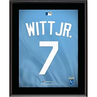 Bobby Witt Jr. Kansas City Royals 10.5" x 13" Jersey Number Sublimated Player Plaque