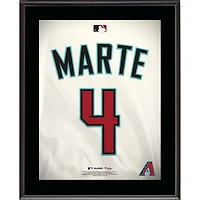 Ketel Marte Arizona Diamondbacks 10.5" x 13" Jersey Number Sublimated Player Plaque
