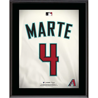 Ketel Marte Arizona Diamondbacks 10.5" x 13" Jersey Number Sublimated Player Plaque
