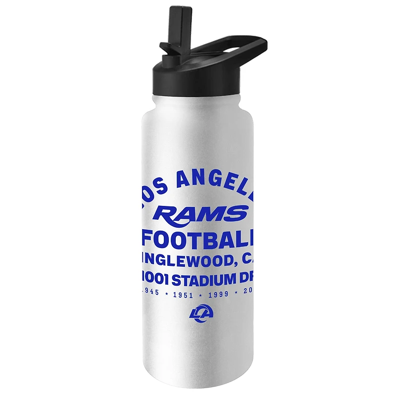 Logo Brands Los Angeles Rams 34oz. Quencher Bottle