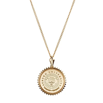 Kyle Cavan  Auburn Tigers Gold Sunburst Necklace