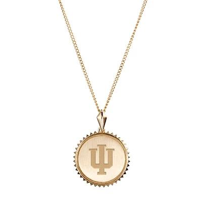 Kyle Cavan  Indiana Hoosiers Gold Sunburst Necklace